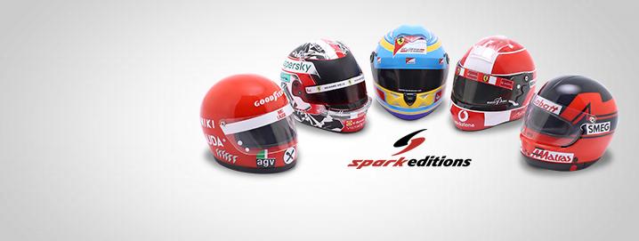 Formula 1 helmets Legendary Formula 1 
driver's helmets